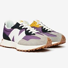 NEW BALANCE 327 復古 雙色拼接 黑藍 薄荷綠 麂皮 休閒鞋 男女鞋 MS327WNL 歷史價格詳細信息
