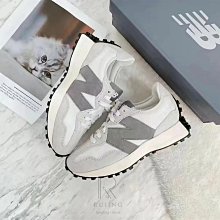 New Balance 327 灰白 男女鞋 休閒鞋  MS327WE 歷史價格詳細信息