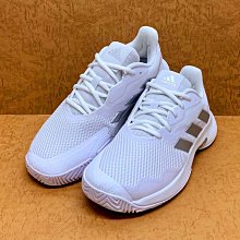 adidas 愛迪達 網球鞋 CourtJam Control 3 W 女鞋 白 銀 緩衝 抓地 運動鞋 ID2457 歷史價格詳細信息