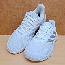 adidas 愛迪達 網球鞋 CourtJam Control 3 W 女鞋 白 銀 緩衝 抓地 運動鞋 ID2457 歷史價格詳細信息