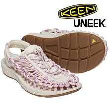 =CodE= KEEN UNEEK SLICE FADE SANDALS編織彈性綁繩涼鞋(灰咖啡)1014620 拖鞋男 歷史價格詳細信息