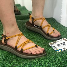 Teva 羅馬鞋 W Voya Infinity Metallic 女鞋 黑 金 織帶 涼鞋 休閒 戶外 1097852BKGD 歷史價格詳細信息