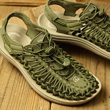 KEEN UNEEK 涼鞋 橄欖綠/白 (1026872) 女款 歷史價格詳細信息