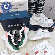 KANGOL 老爹鞋 白 水藍 灰 麂皮 網布 休閒 女 6052240503 歷史價格詳細信息