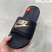 【AND.】NIKE VICTORI ONE SLIDR 黑白 拖鞋 運動拖鞋 軟底 大LOGO CN9675-002 歷史價格詳細信息