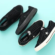 Converse One Star 黑 白 麂皮 三星黑標 男鞋 女鞋 匡威 休閒鞋 【ACS】 171587C 歷史價格詳細信息