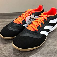 Adidas Predator League L IN IG5456 男女 足球鞋 訓練 室內 運動 平底 黑 橘 歷史價格詳細信息