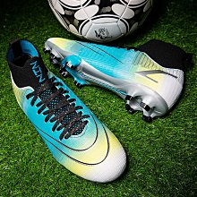 足球鞋男士碎釘高幫訓練鞋青少年學生比賽ag長釘運動鞋足--悠爵鞋店 歷史價格詳細信息