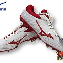 MIZUNO美津濃 棒球鐵釘鞋 固定式 PRIME BUDDY 白紅 11GM182062 歷史價格詳細信息