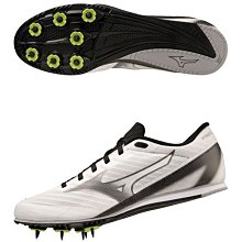 Mizuno 美津濃 田徑釘鞋 X Sprint 男鞋 黑 白 抓地 皮革 輕量 可拆釘 田徑 競速 U1GA2324-05 歷史價格詳細信息