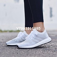 adidas 休閒鞋 Swift Run 22 運動 女鞋 愛迪達 襪套 輕量 透氣 緩震 球鞋穿搭 黑 白  GV7971 歷史價格詳細信息