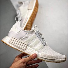 adidas 休閒鞋 NMD_R1 白 全白 小白鞋 愛迪達 三葉草 男女鞋 BOOST 【ACS】 FY9384 歷史價格詳細信息