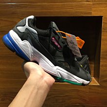 Adidas Originals Falcon W 復古 麂皮 黑粉灰白 慢跑鞋 老爹鞋 女鞋 BB9173 歷史價格詳細信息
