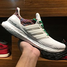 Adidas Ultra Boost 4.0 白綠彩虹 麻將牌 成都 休閒運動慢跑鞋 男女鞋 BY1756 價格比較,價格查詢,歷史價格詳細信息