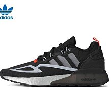 adidas 休閒鞋 ZX 2K Boost 黑 白 紅 三葉草 高緩衝 愛迪達 男鞋 【ACS】 FX7038 歷史價格詳細信息
