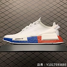 adidas 休閒鞋 NMD_R1.V2 白 黑 紅 三葉草 小白鞋 BOOST 男鞋 【ACS】 H02537 歷史價格詳細信息