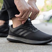 adidas 慢跑鞋 Coreracer 黑 全黑 男鞋 三條線 愛迪達 基本款 運動鞋 【ACS】 FX3593 歷史價格詳細信息