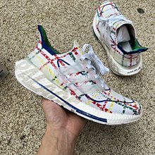 Adidas 白色 彩色字Logo 套入式 慢跑鞋 女款 NO.J0983【新竹皇家 GZ8524】 歷史價格詳細信息