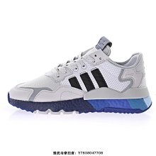 【小熊海外購】adidas Nite Jogger 灰藍 夜行者 高彈 爆米花 舒適 運動 跑步 慢跑鞋 FX6835 男鞋 歷史價格詳細信息