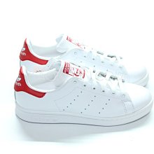 adidas Stan Smith 白 紅 女鞋 運動鞋 情人節 愛心 休閒鞋 零碼福利品【ACS】(US6.5) 歷史價格詳細信息
