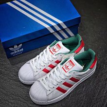 【ADIDAS】SUPERSTAR 女 休閒鞋 白綠-IE3005 歷史價格詳細信息