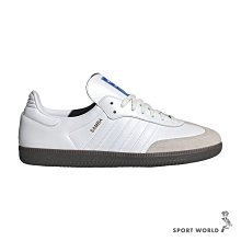 Adidas Samba OG [IE3437] 男女 休閒鞋 復古 德訓鞋 皮革 麂皮 情侶 穿搭 流行 膠底 白綠 歷史價格詳細信息