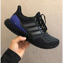 adidas 慢跑鞋 ULTRA 4D 黑 藍 男鞋 4D中底 襪套式 運動鞋【ACS】 FW7089 歷史價格詳細信息