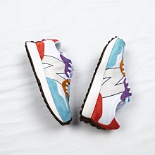 NEW BALANCE 327 彩虹 彩色 鋼彈 黑N MS327PBA 白N MS327PBB 繽紛 DOT聚點 歷史價格詳細信息
