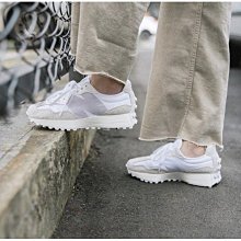正版 New Balance NB 327 系列 白色 男女同款 慢跑鞋 WS327KB 歷史價格詳細信息