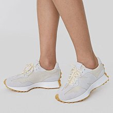 S.G NEW BALANCE 327 NB327 PH327CWB W 兒童運動鞋 復古鞋 鬆緊帶 白黑 中童 歷史價格詳細信息