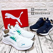 Puma Softride Enzo NXT 男鞋 藍黃色 緩震 襪套式 運動鞋 19523417 歷史價格詳細信息