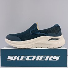 Skechers Arch Fit 2.0 [150066WWBL] 女 休閒鞋 寬楦 厚底 套入式 瞬穿 白 藍 歷史價格詳細信息