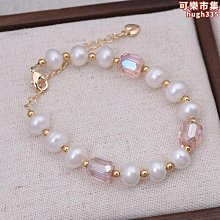 天然淡水珍珠手&amp;#x0932c;女 海藍寶海之淚極光手串7-8m手工編織手飾925銀 歷史價格詳細信息