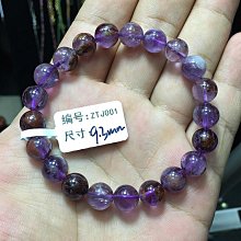 天然紫幽靈異相紫鈦晶圓珠手創飾品配件，10mm單顆 歷史價格詳細信息