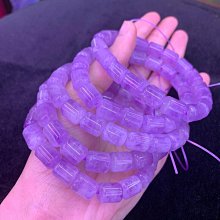 天然紫水晶薰衣草散珠子圓珠串珠手鏈佛珠diy飾品配件半成品水晶【柏優小店】 歷史價格詳細信息
