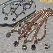 古風瓔珞漢服長版白玉髓仿珍珠復古旗袍項鏈明制馬面裙配飾手工 歷史價格詳細信息