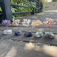 紫水晶 發財樹 三角蟾蜍 杯子 樹木造型 紫晶塊是用 銅線並串聯連接 歷史價格詳細信息