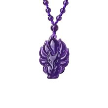 黑狐 九尾狐仙金屬佛卡 狐仙靈符/桃花符-可合併運費 歷史價格詳細信息