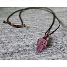 紫水晶女式項鏈。紫水晶色濃純凈，鉆石切角工藝，幾十年的老物件17816 歷史價格詳細信息