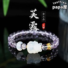 [斯頓]天然紫水晶草莓晶手鍊 海洋之心水晶手飾女款閨蜜 夏季簡約風飾品 歷史價格詳細信息