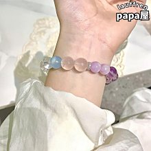 dikai天然四季花幽靈手串女綠幽靈水晶手鍊女小眾彩色幽靈優 歷史價格詳細信息