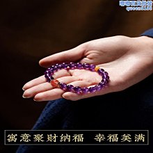 【水月】天然單圈粉水晶手串搭配南瓜配飾原創10mm粉晶手鍊女G1003 歷史價格詳細信息