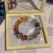 天然水晶手錬 虎眼石手鍊 三面財神手串 招财 轉運 增加財富 辟邪擋災 風水手鍊 男女款 设计款水晶手錬 歷史價格詳細信息