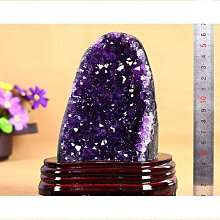 天然紫水晶鎮水晶片擺件水晶簇小擺件附小椅子底座原礦超七紫幽靈風水招財可消磁 歷史價格詳細信息
