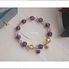 轉運手串 招桃花手串   天然紫水晶6m多圈多層手鏈紫水晶三圈紫色水晶手串女生日禮物飾品。 歷史價格詳細信息