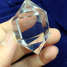 *#永續國際珠寶#**天然單頭尖白水晶柱. 重量:29.2 g.  45*23*19mm.  [w000147 歷史價格詳細信息