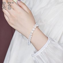 天然白水晶六字真言燙金成品佛珠手鏈項鏈飾品飾品串珠手 舊藏 文玩 白水晶 【泰古堂玉石店】-6004 歷史價格詳細信息