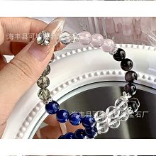 【締造】DIKAI天然水晶手鍊白貝方塊粉晶DIY設計款小眾水晶手串 歷史價格詳細信息
