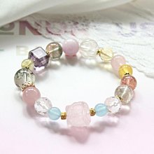 【阿朱】小姐天然草莓晶手錬女桃花粉水晶ins小眾設計閨蜜串珠粉晶手串 歷史價格詳細信息