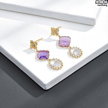 敦麗珠寶首飾  法式設計款復古英倫風s925銀人造歐泊耳環 歷史價格詳細信息